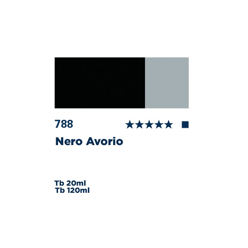 788 - Schmincke Designers Gouache nero avorio