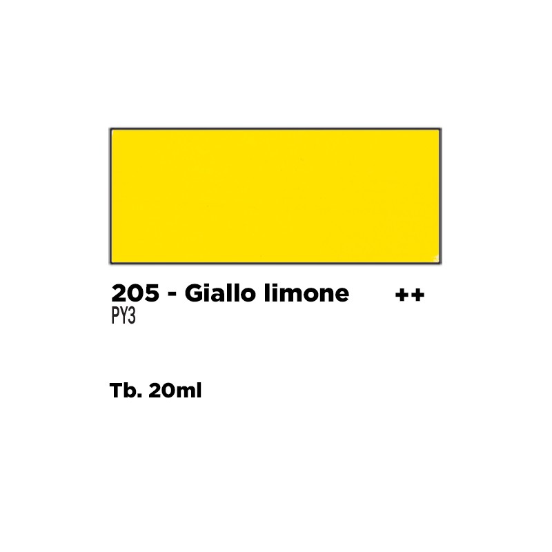 205 - Talens Gouache Extra Fine Giallo Limone