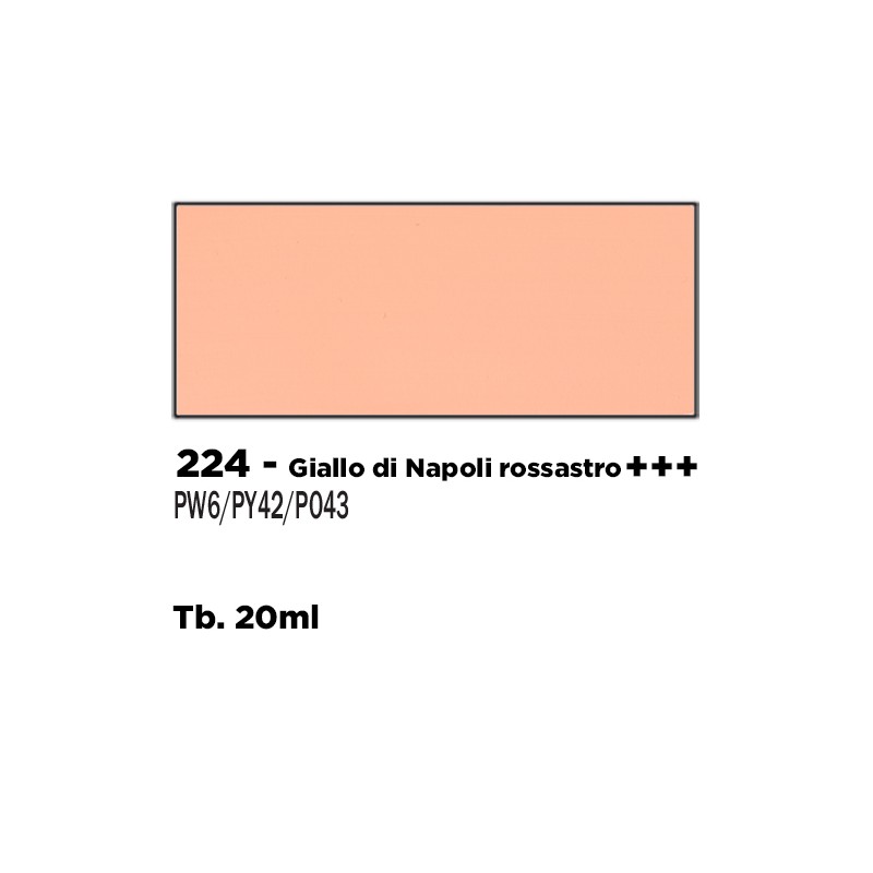 224 - Talens Gouache Extra Fine Giallo Di Napoli Rossastro