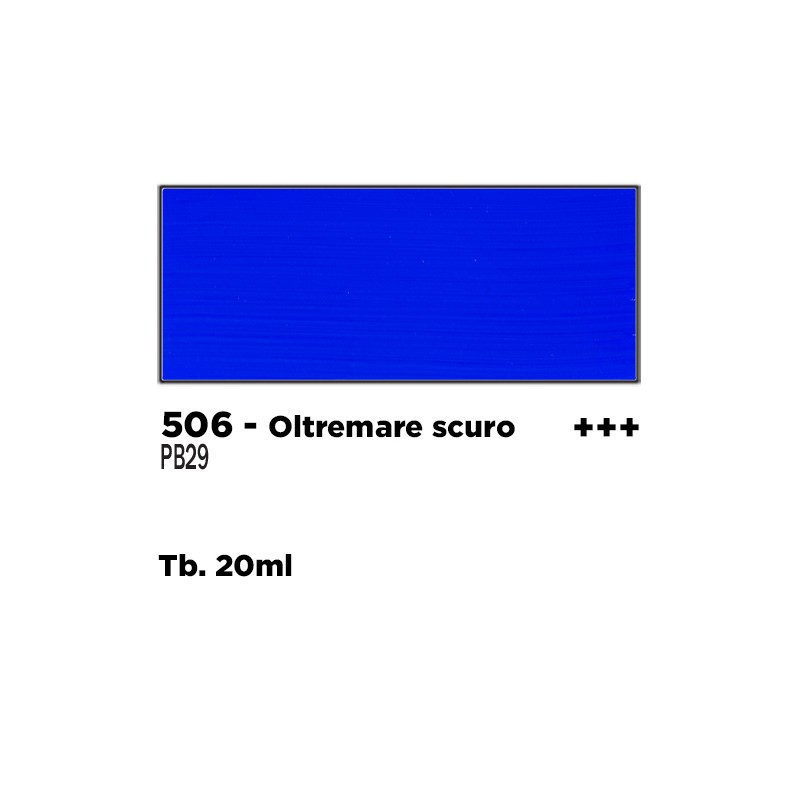 506 - Talens Gouache Extra Fine Blu Oltremare Scuro