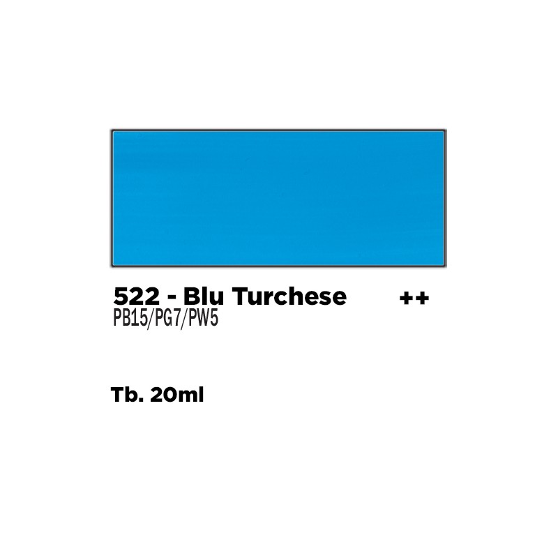 522 - Talens Gouache Extra Fine Blu Turchese