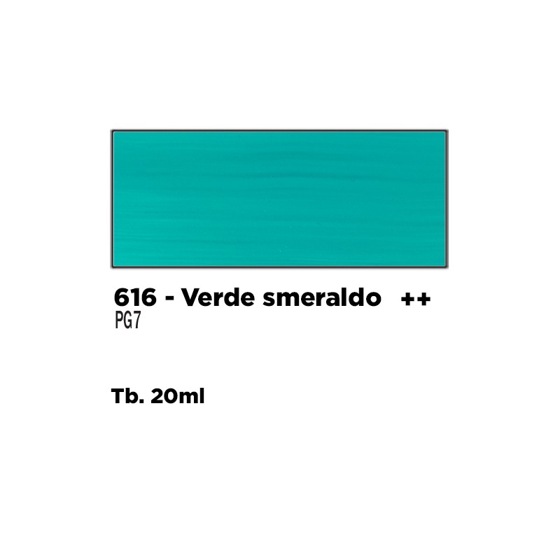 616 - Talens Gouache Extra Fine Verde Smeraldo