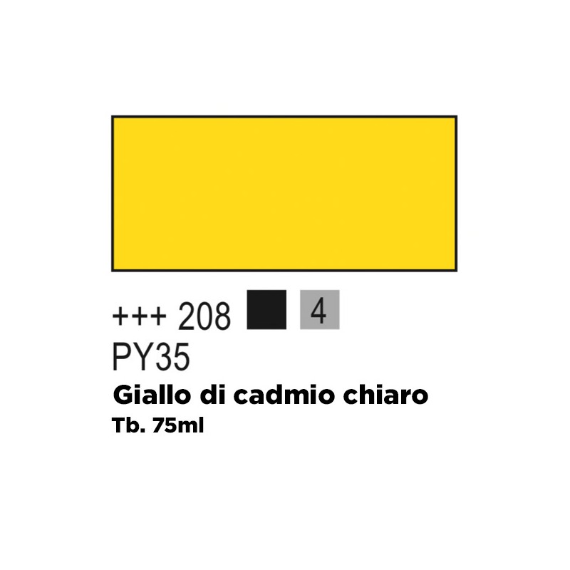 208 - Talens Amsterdam Expert Giallo Cadmio Chiaro