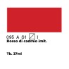 095 - Winsor & Newton Olio Griffin Alkyd Rosso Di Cadmio Imit.