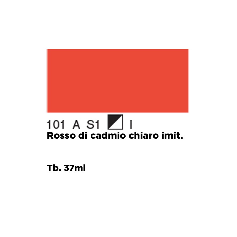 101 - Winsor & Newton Olio Griffin Alkyd Rosso Di Cadmio Chiaro Imit.