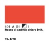 101 - Winsor & Newton Olio Griffin Alkyd Rosso Di Cadmio Chiaro Imit.