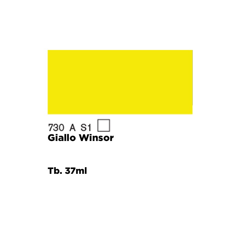 730 - Winsor & Newton Olio Griffin Alkyd Giallo Winsor