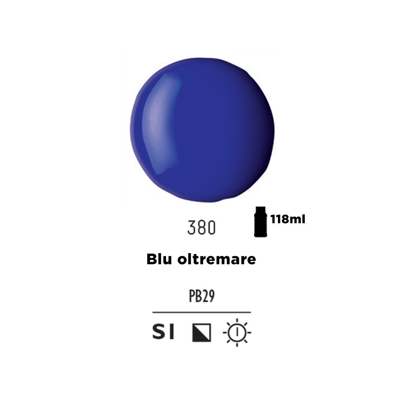 380 - Liquitex Basics Acrylic Fluid Blu Oltremare