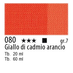 080 - Maimeri Olio Artisti Giallo di cadmio arancio
