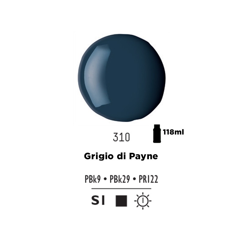 310 - Liquitex Basics Acrylic Fluid Grigio Di Payne