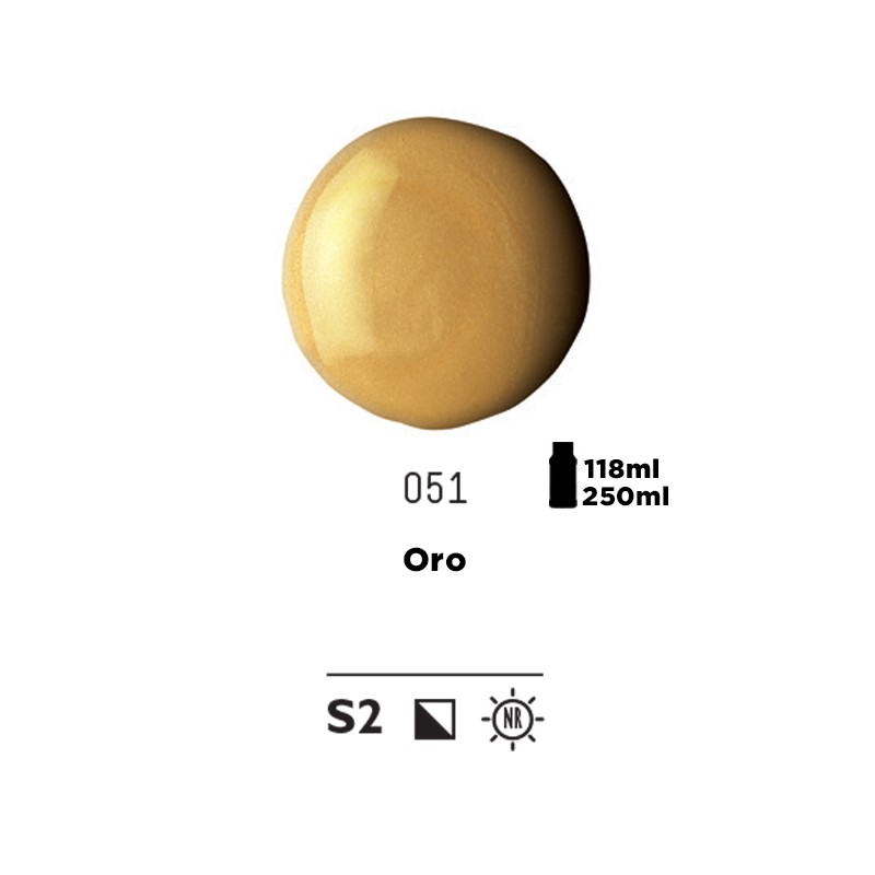 051 - Liquitex Basics Acrylic Fluid Oro