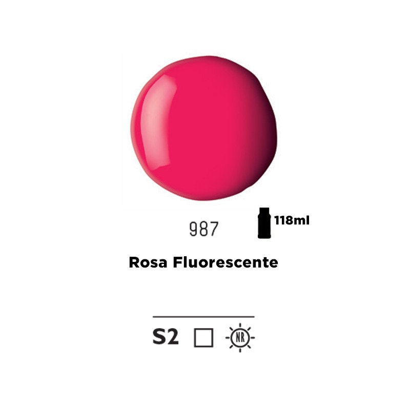 987 - Liquitex Basics Acrylic Fluid Rosa Fluorescente