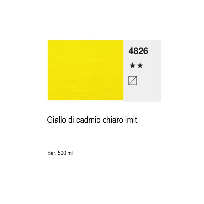 4826 - Lukas Cryl Terzia Giallo di cadmio chiaro imit.