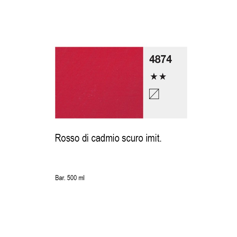 4874 - Lukas Cryl Terzia Rosso cadmio scuro imit.