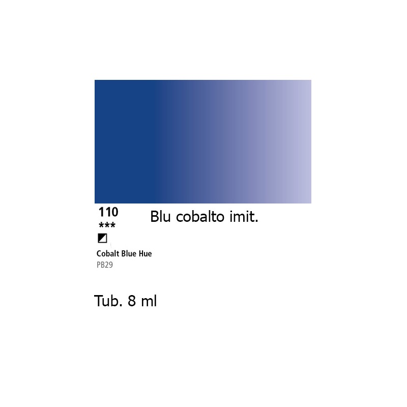 110 - Daler Rowney Aquafine Watercolour Blu di cobalto imit.