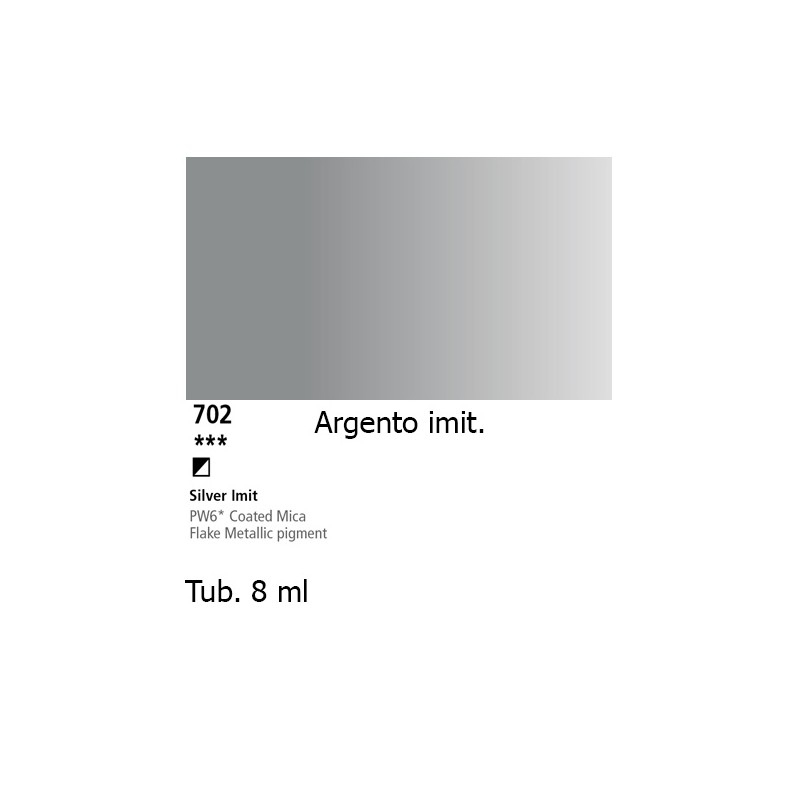 702 - Daler Rowney Aquafine Watercolour Argento imit.