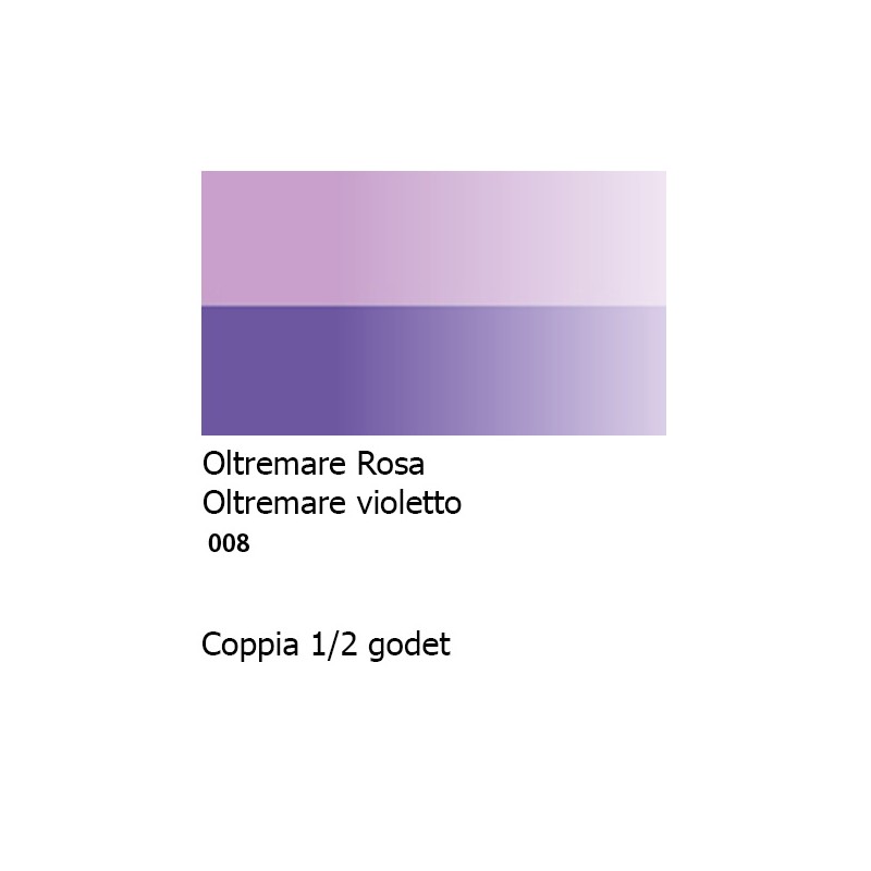 008 - Daler Rowney Aquafine Watercolour Oltremare rosa e Oltremare violetto
