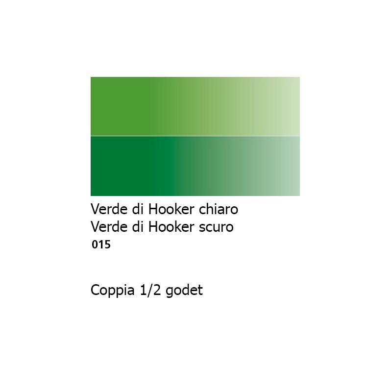 015 - Daler Rowney Aquafine Watercolour Verde di Hooker chiaro e Verde di Hooker scuro